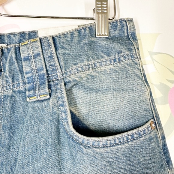 NEW Free People We The Free Chill Vibes Dropped Wide Leg Low Tide Denim Jeans 28 - Picture 7 of 14